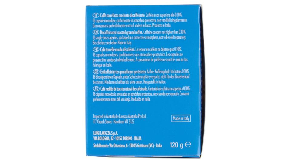 Espresso Dek Cremoso 16 Capsule Salva Aroma