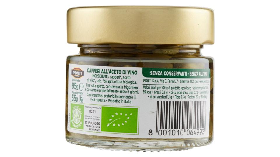 Capperi all'Aceto di Vino Bio