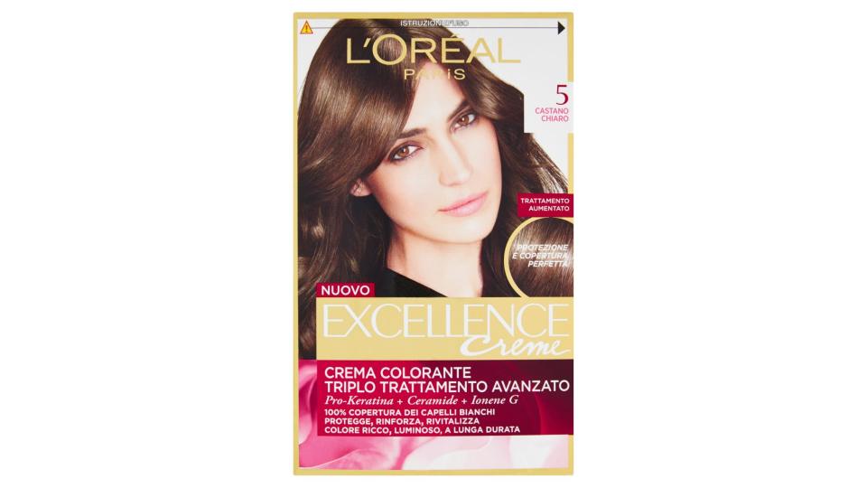 Excellence Creme Crema Colorante 5 Castano Chiaro