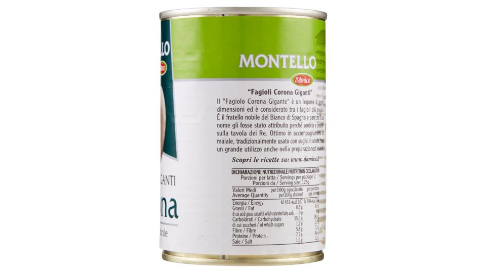 Fagioli Giganti Corona Lessati al Naturale
