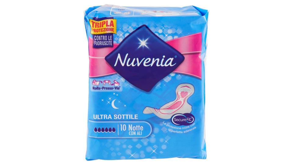 Ultra Sottile Notte con Ali 10 Pz