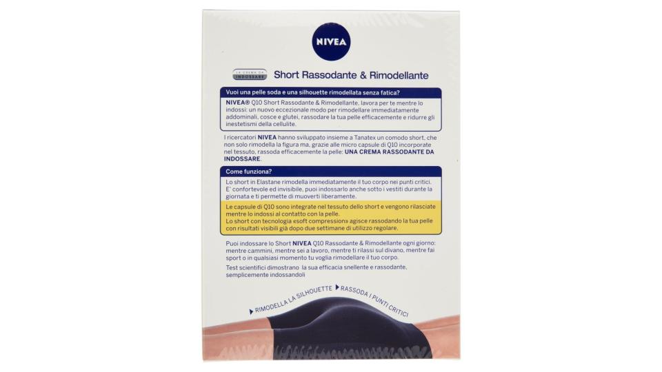 Q10 Plus Short Rassodante & Rimodellante L-xl