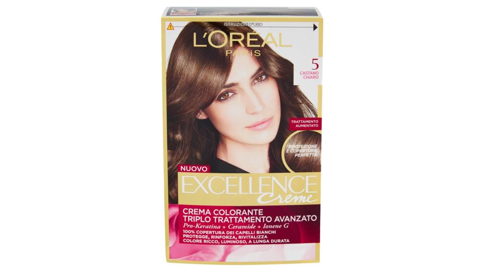 Excellence Creme Crema Colorante 5 Castano Chiaro