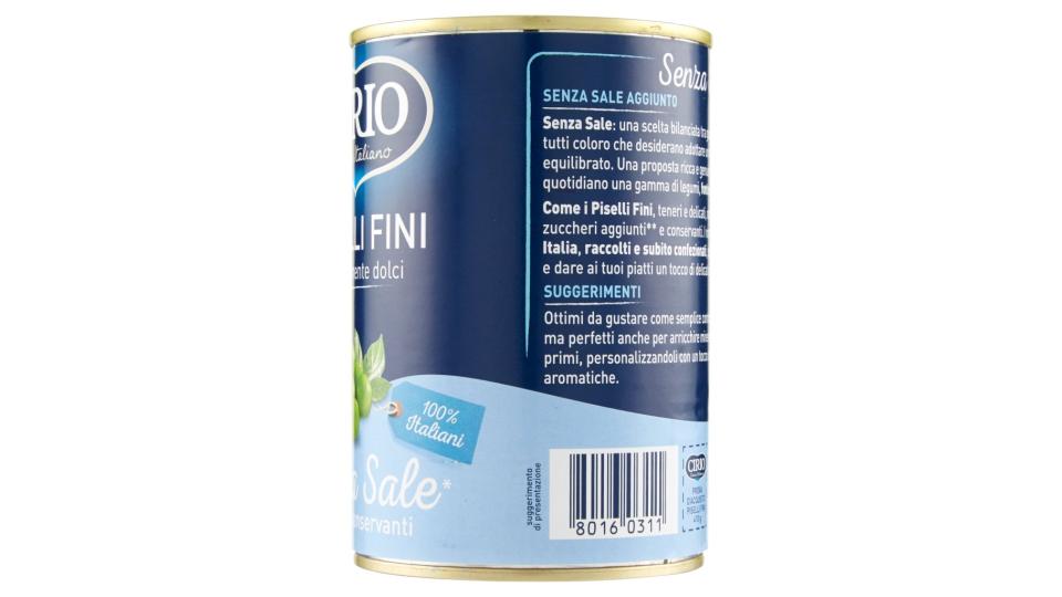Piselli Fini senza Sale*