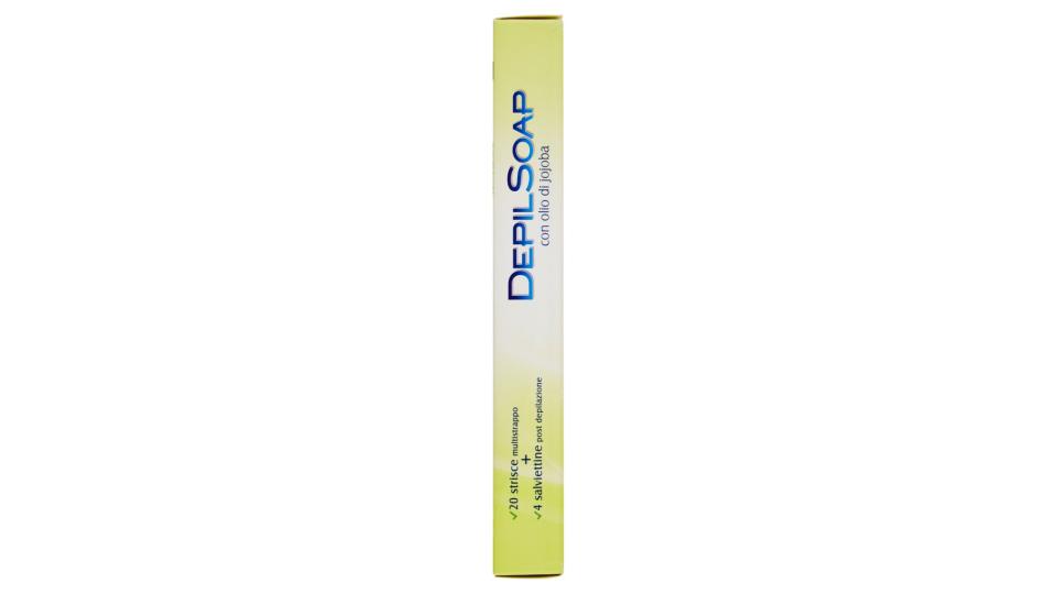 Strisce Depilatorie Corpo Pelli Normali 20 Strisce + 4 Salviettine