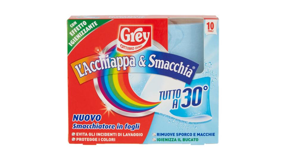 L'acchiappa & Smacchia Tutto a 30° 10 Fogli