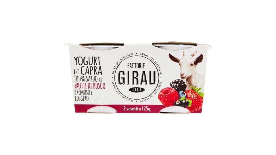 Yogurt di Capra 100% Sardo ai Frutti di Bosco 2 x 125 g