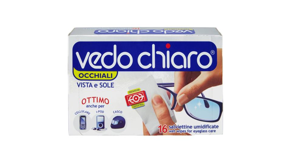 Occhiali 16 Salviettine Umidificate