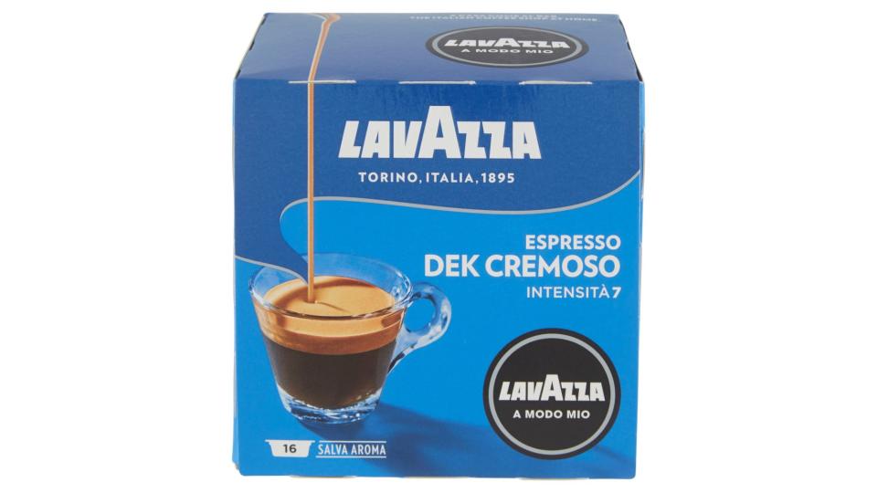 Espresso Dek Cremoso 16 Capsule Salva Aroma