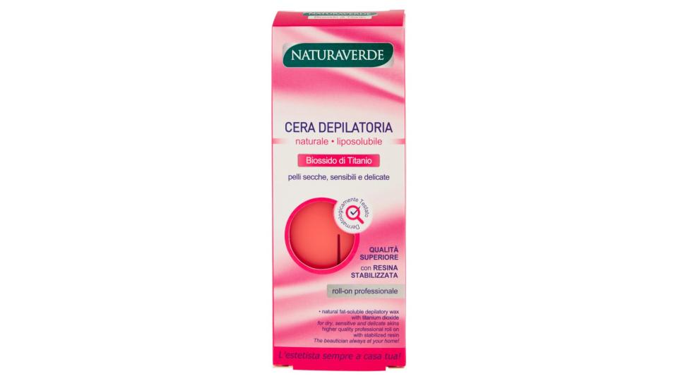 Cera Depilatoria Biossido di Titanio Pelli Secche, Sensibili e Delicate