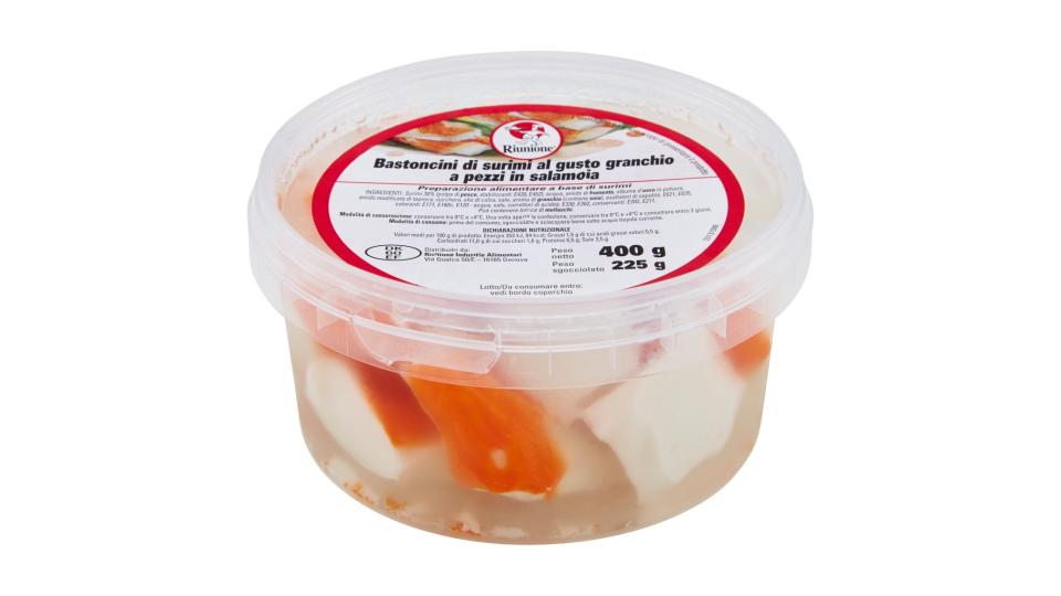 Bastoncini di Surimi al Gusto Granchio a Pezzi in Salamoia