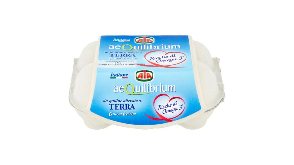 Aequilibrium da Galline Allevate a Terra 6 Uova Fresche