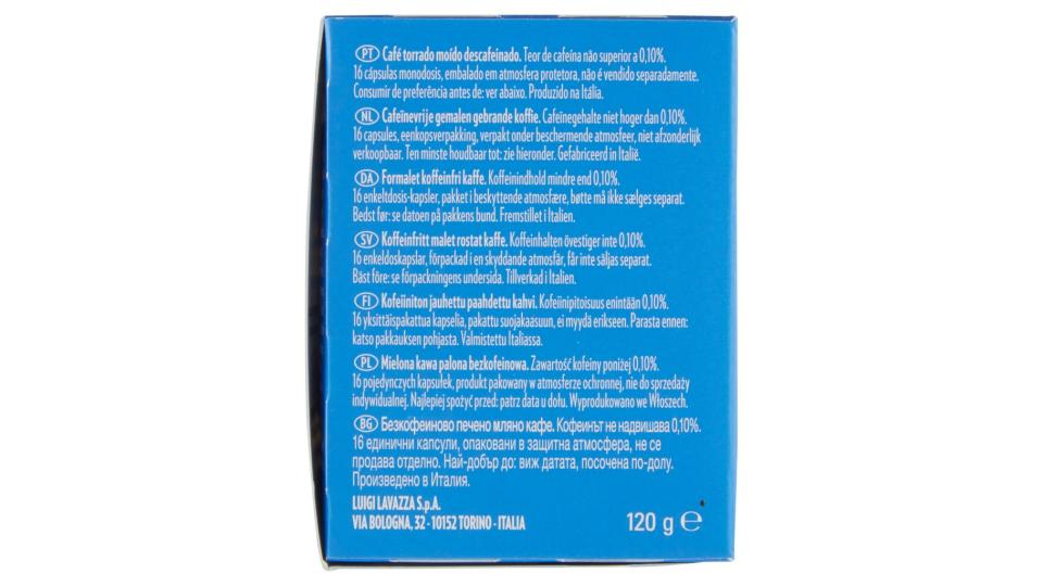 Espresso Dek Cremoso 16 Capsule Salva Aroma