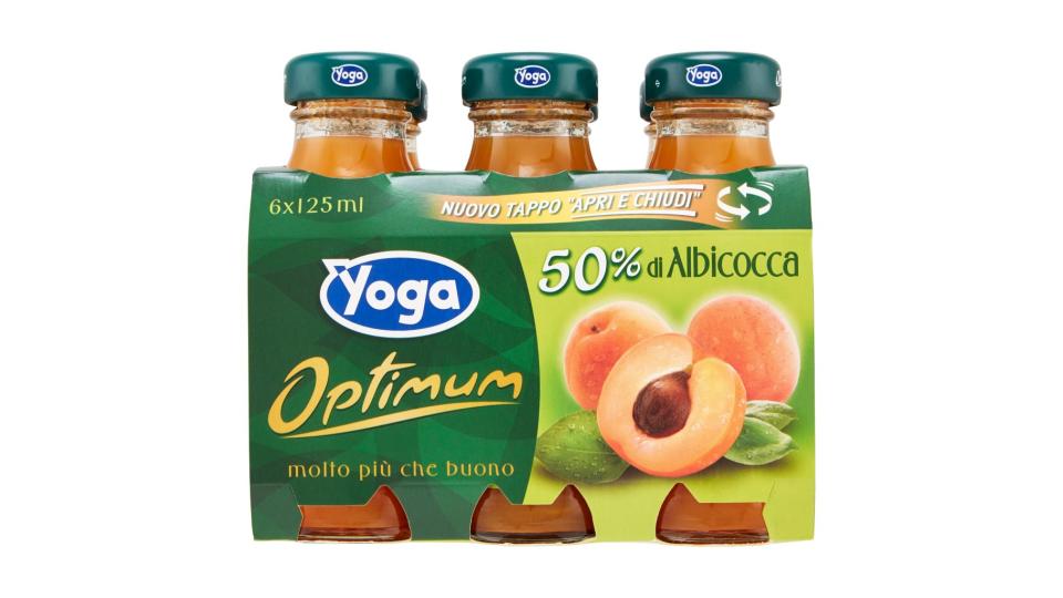 Optimum 50% di Albicocca 6 x 125 Ml