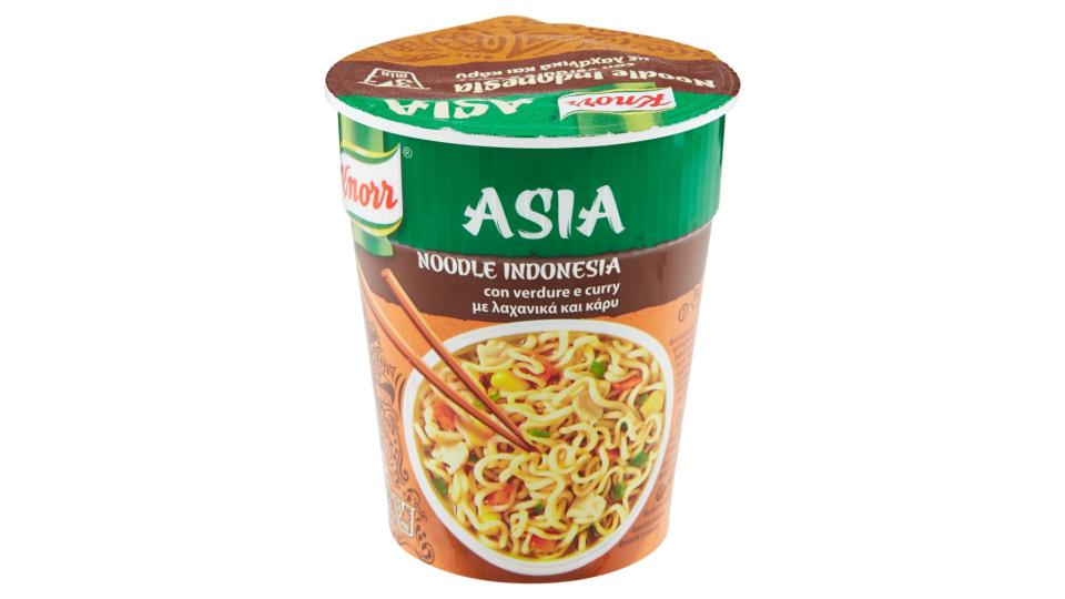 Asia Noodle Indonesia con Verdure e Curry