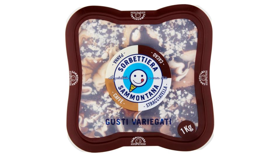 Sorbettiera Panna, Caffè, Stracciatella, Cacao