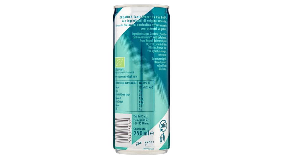 Organics Tonic Water By Red Bull Bio  Lattina