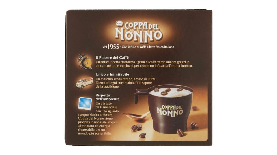 Coppa del Nonno Cappuccino Gelato alla Panna e al Caffè con Infuso di Caffè 4 Coppe