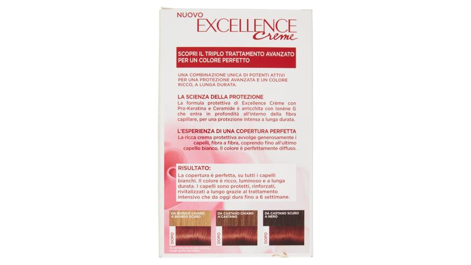 Excellence Creme Crema Colorante 4.54 Castano Mogano Ramato