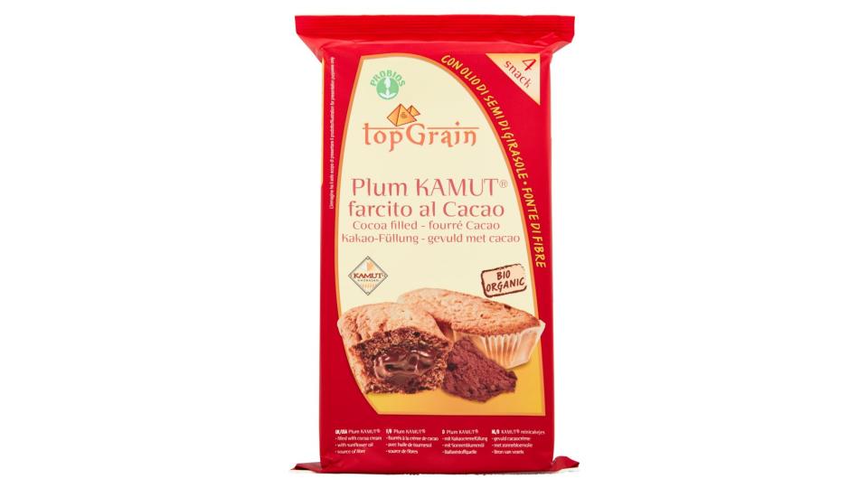 Top Grain Plum Kamut Farcito al Cacao 4 x 45 g