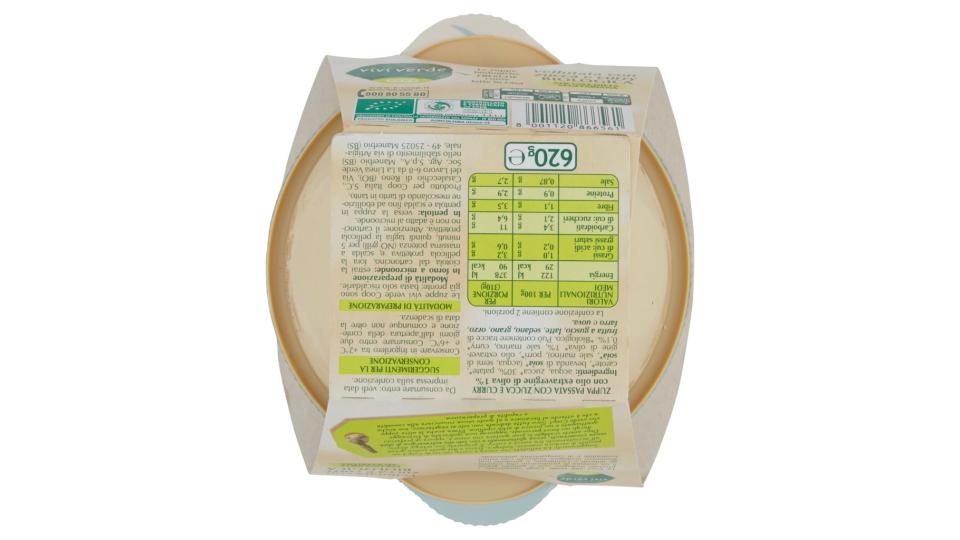 Vellutata con Zucca e Curry Biologica