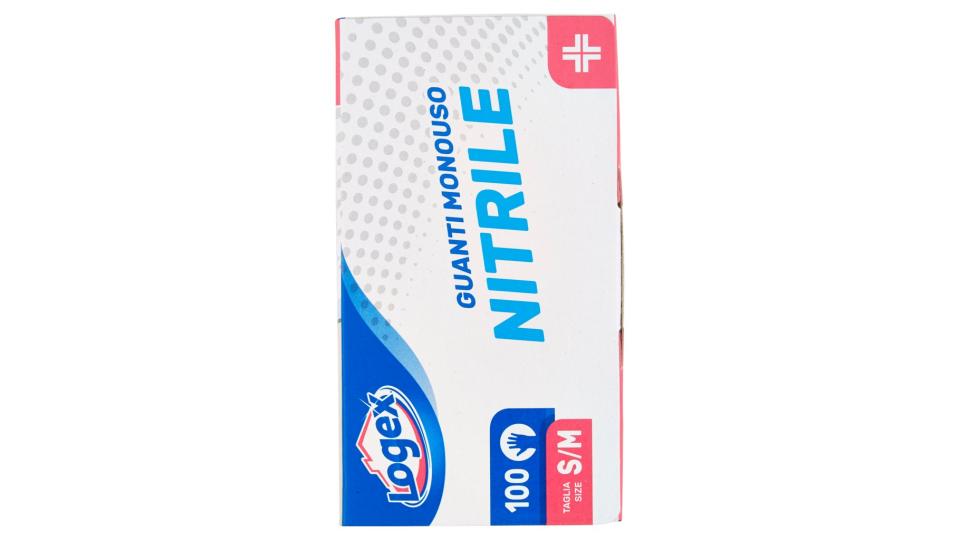 Guanti Monouso Nitrile Taglia S/m 100 Pz