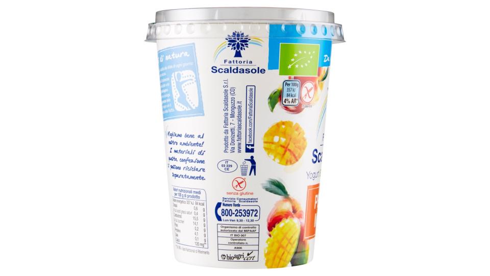 Yogurt Biologico Magro Pesca & Mango