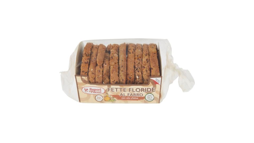 Fette Floride al Farro con Olio d'Oliva