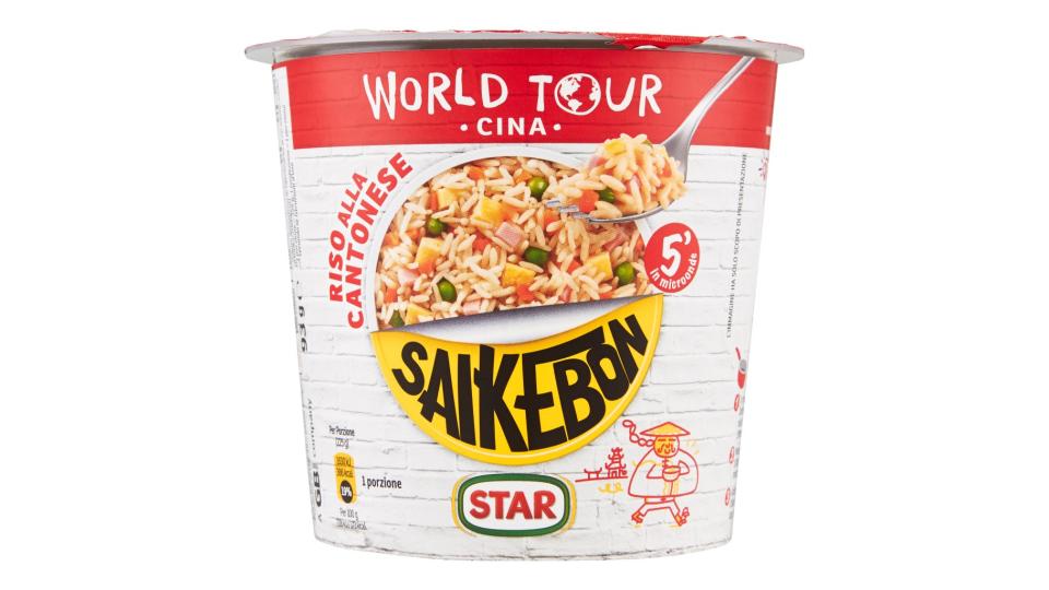 World Tour Cina Saikebon Riso alla Cantonese