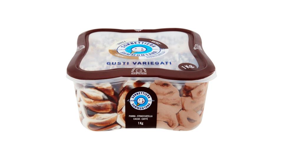 Sorbettiera Panna, Caffè, Stracciatella, Cacao
