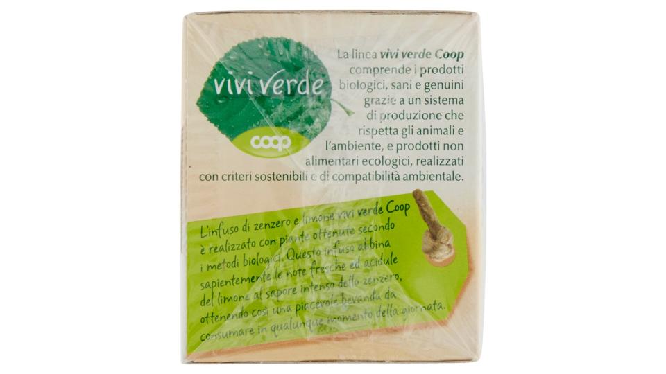 Infuso di Zenzero e Limone Biologico 20 Filtri