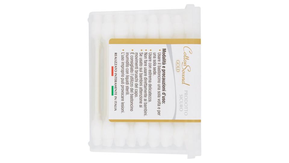 Gold Bastoncini Cotonati Doppia Sicurezza 90 Pz