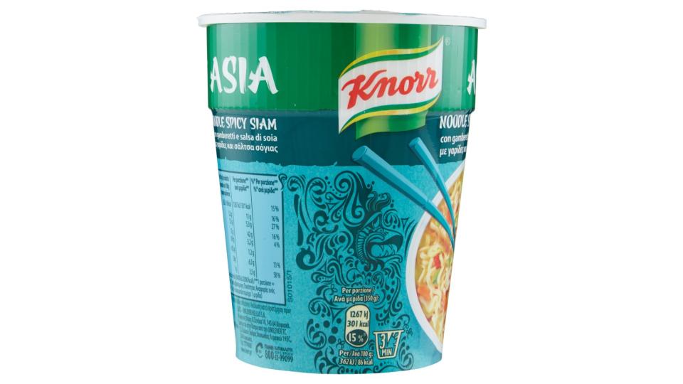 Asia Noodle Spicy Siam con Gamberetti e Salsa di Soia