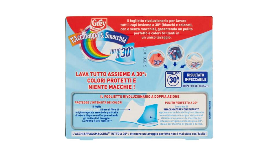 L'acchiappa & Smacchia Tutto a 30° 10 Fogli