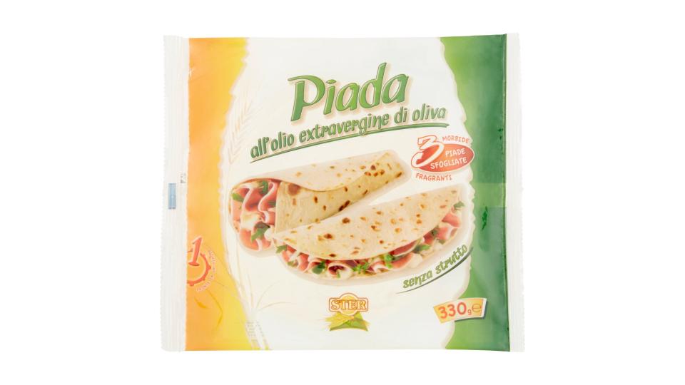 Piada Sfogliata all'Olio Extra Vergine d'Oliva senza Strutto