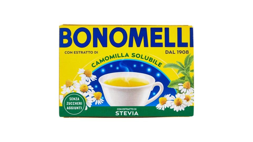 Con Estratto di Camomilla Solubile con Estratto di Stevia