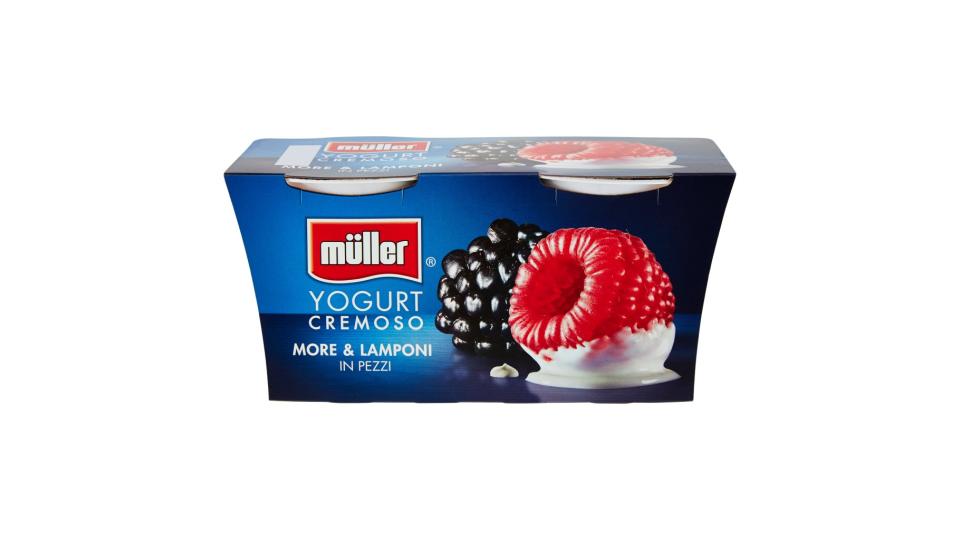 Yogurt Cremoso More & Lamponi in Pezzi
