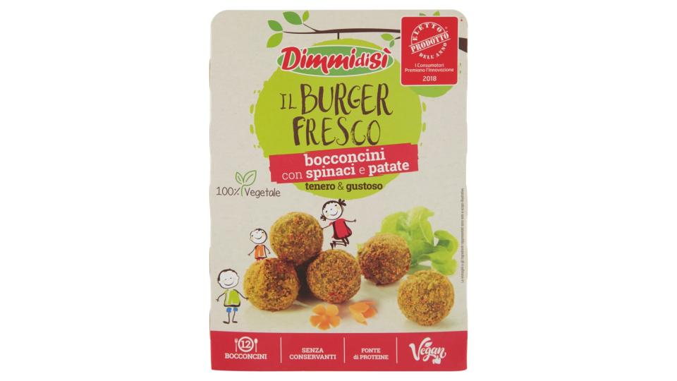Il Burger Fresco Bocconcini con Spinaci e Patate 12 Bocconcini
