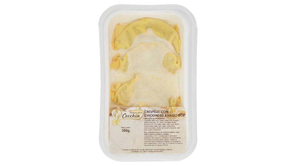 Crespelle con Chiodini Ed Asiago Dop