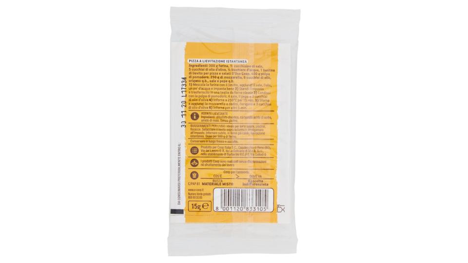 Lievito per Pizza e Salati 3 x 15 g