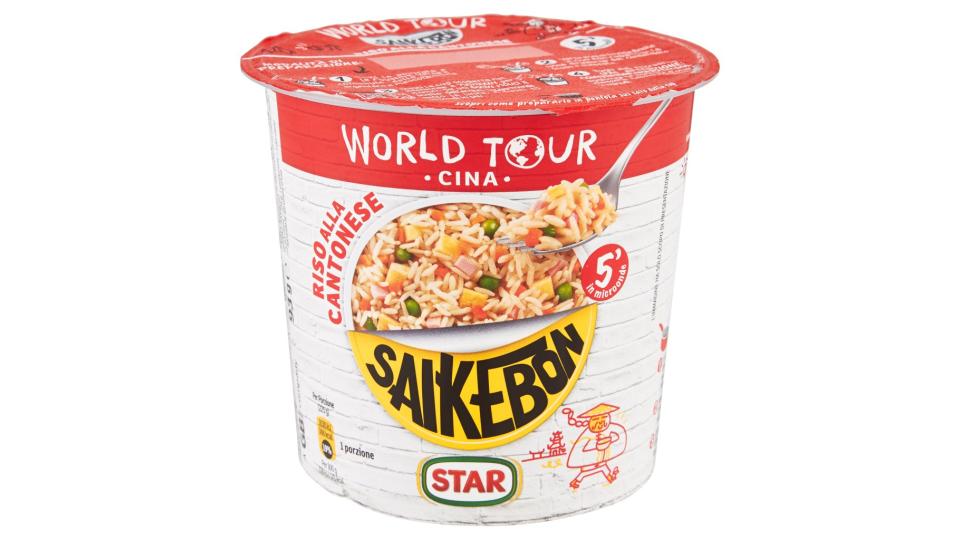 World Tour Cina Saikebon Riso alla Cantonese
