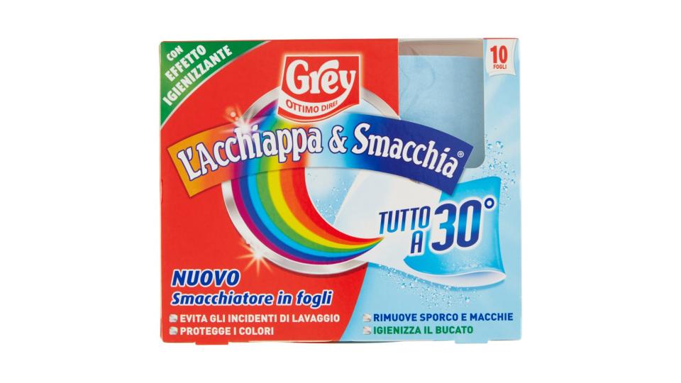 L'acchiappa & Smacchia Tutto a 30° 10 Fogli