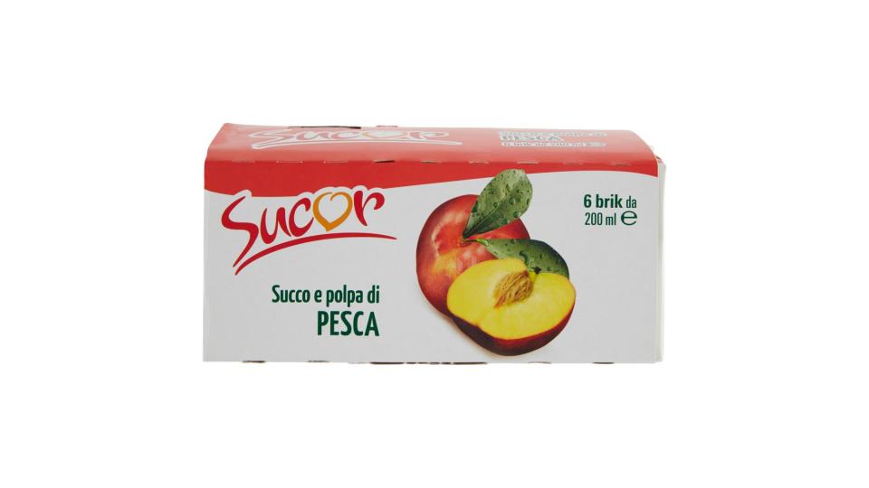 Succo e Polpa di Pesca 6 x 200 Ml