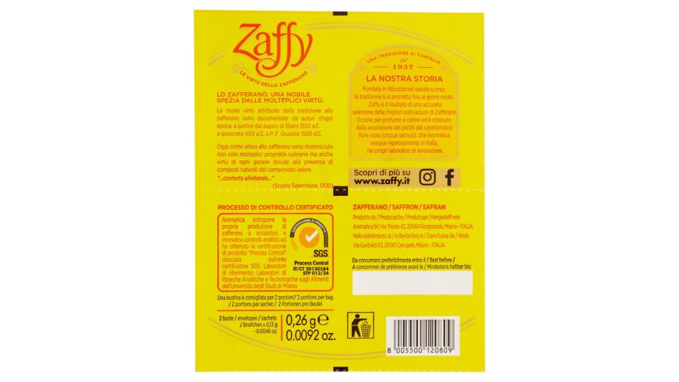 Zafferano 2 x 0,13 g