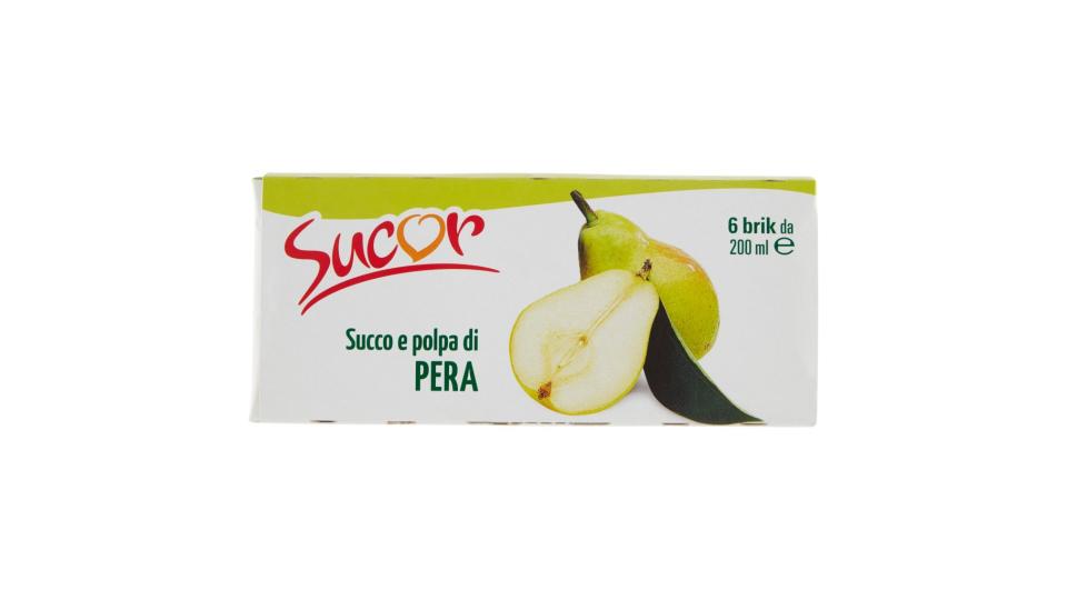 Succo e Polpa di Pera 6 x 200 Ml