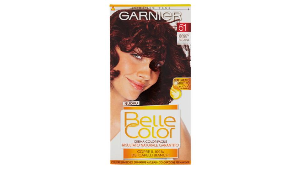 Belle Color Crema Color Facile 51 Mogano Scuro Naturale