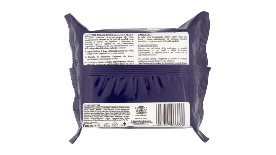 Salviettine Struccanti Speciale Pelli Sensibili 20 Pz