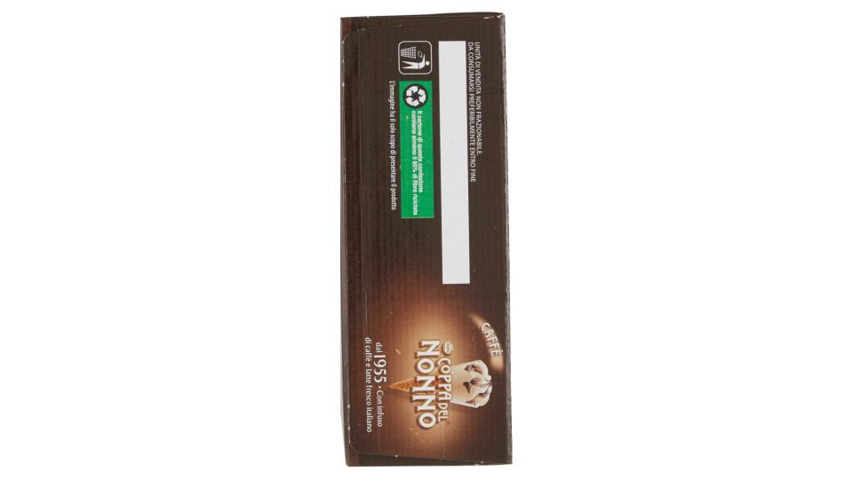 Coppa del Nonno Cono Gelato al Caffè con Infuso di Caffè e Variegatura al Cioccolato 6 Coni