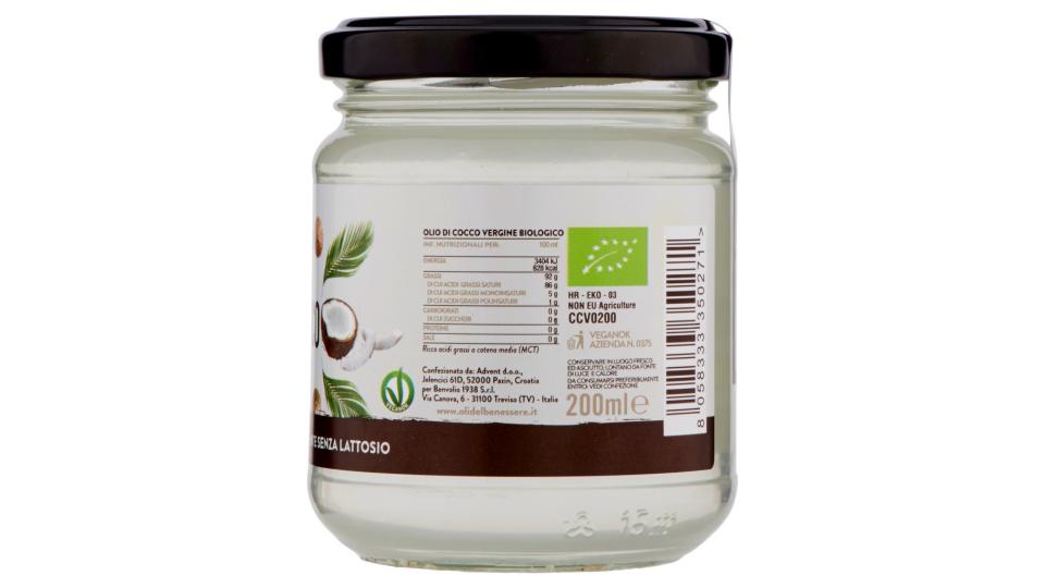 Olio di Cocco Vergine Biologico