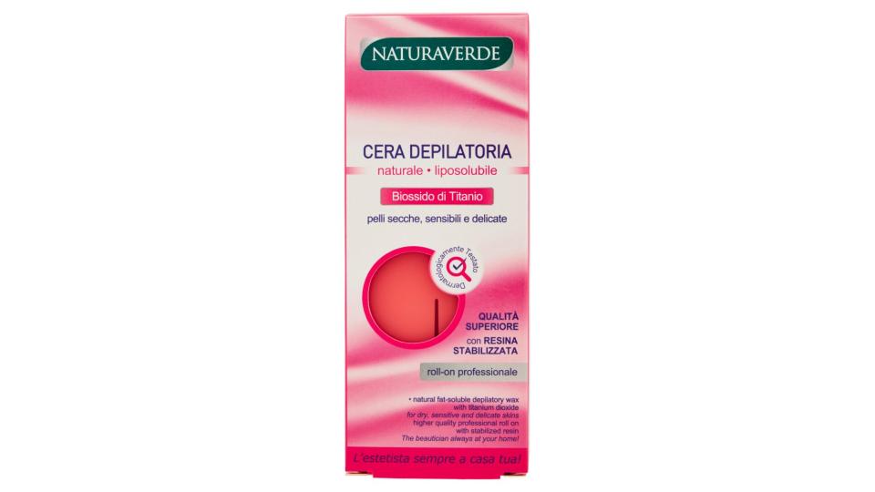 Cera Depilatoria Biossido di Titanio Pelli Secche, Sensibili e Delicate